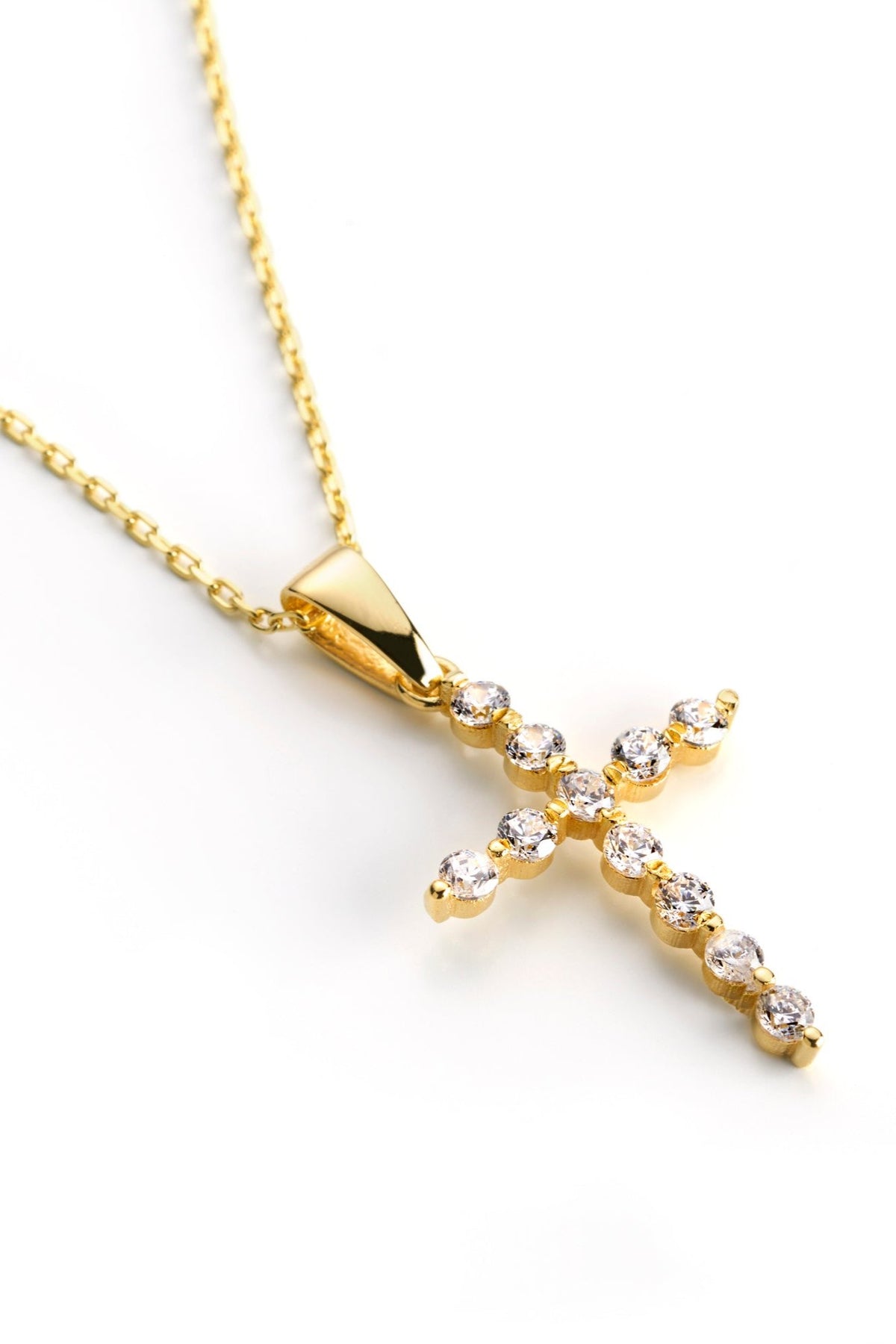 Cross Necklace Gold