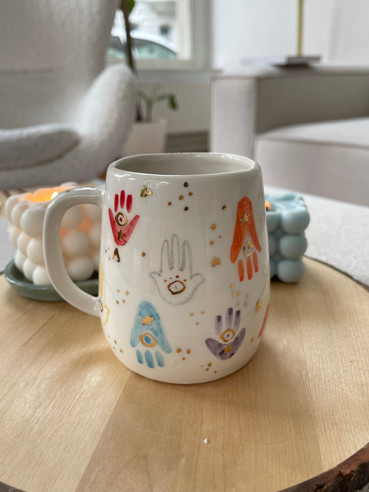 Colourful All Hands Cup