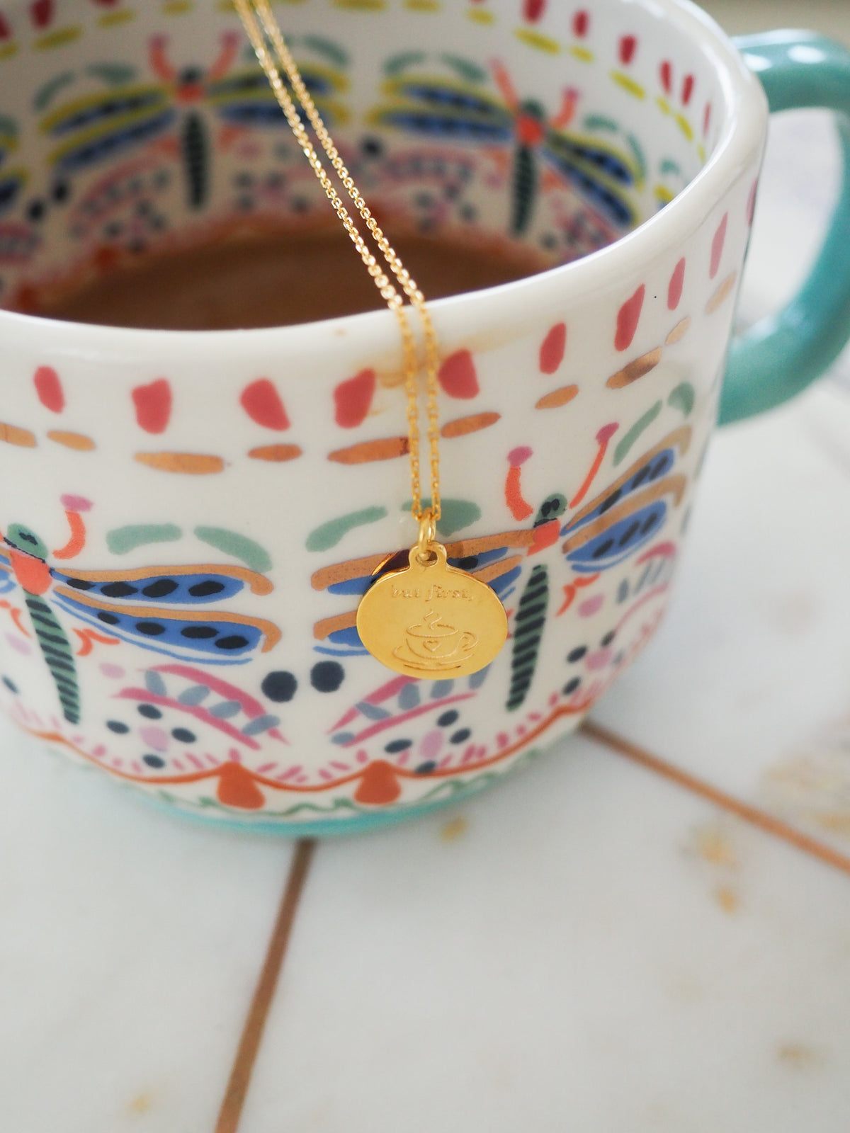 But first, COFFEE Necklace Gold